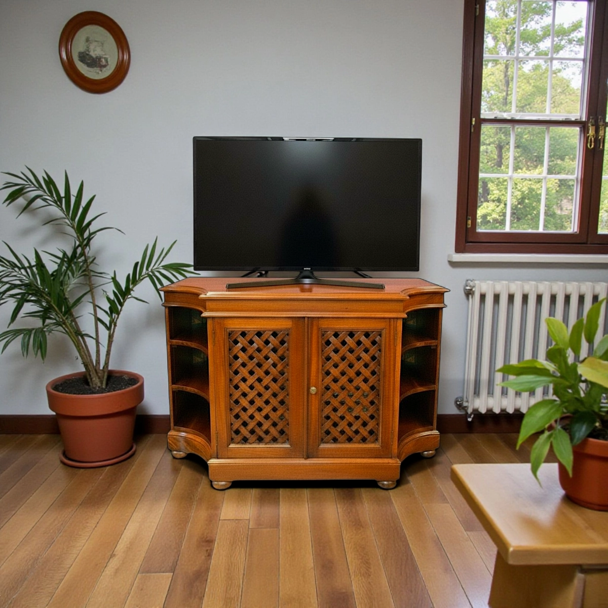 Тумба під телевізор (5402-141) червоне дерево Індонезія